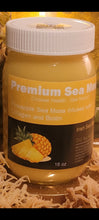 Load image into Gallery viewer, Pineapple Sea Moss infused with Collagen and Biotin - 16 oz
